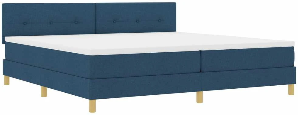 Kiemas lova su pagalve Mėlyna 200 x 200 cm audinys