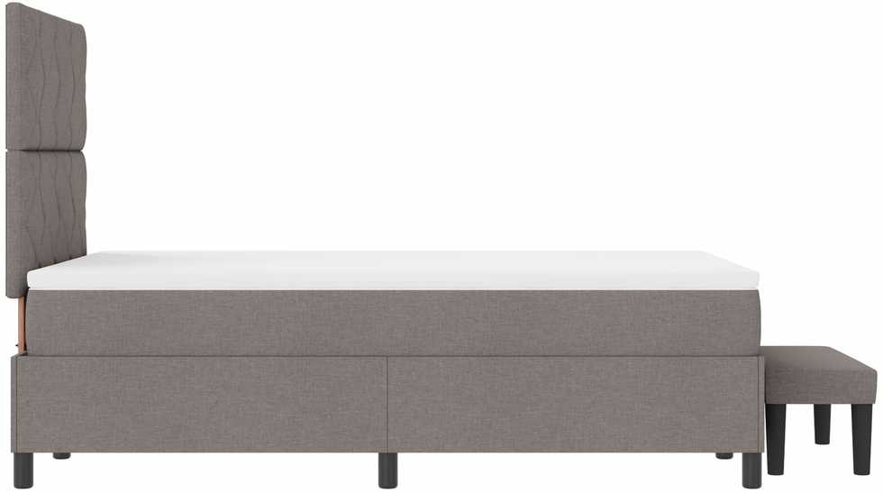 Kiemas lova su galvūgalio Tortora 120 x 200 cm audinys
