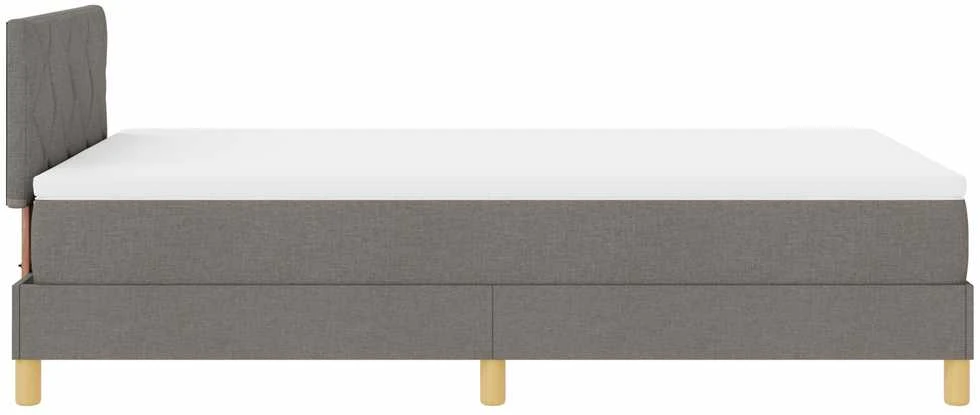Kiemas lova su pagalve Tortora 120 x 190 cm audinys