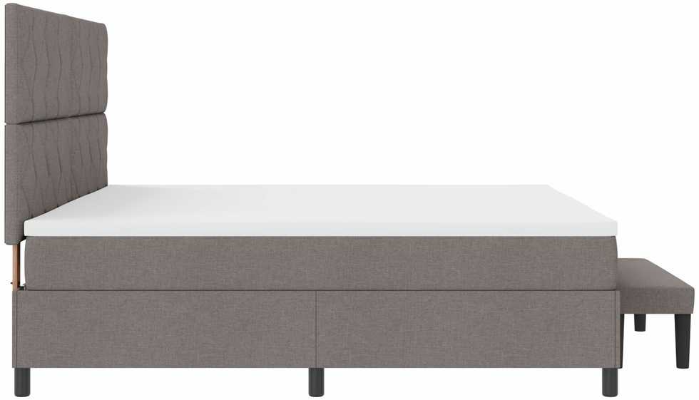 Kiemas lova su galvūgalio Tortora 200 x 200 cm audinys