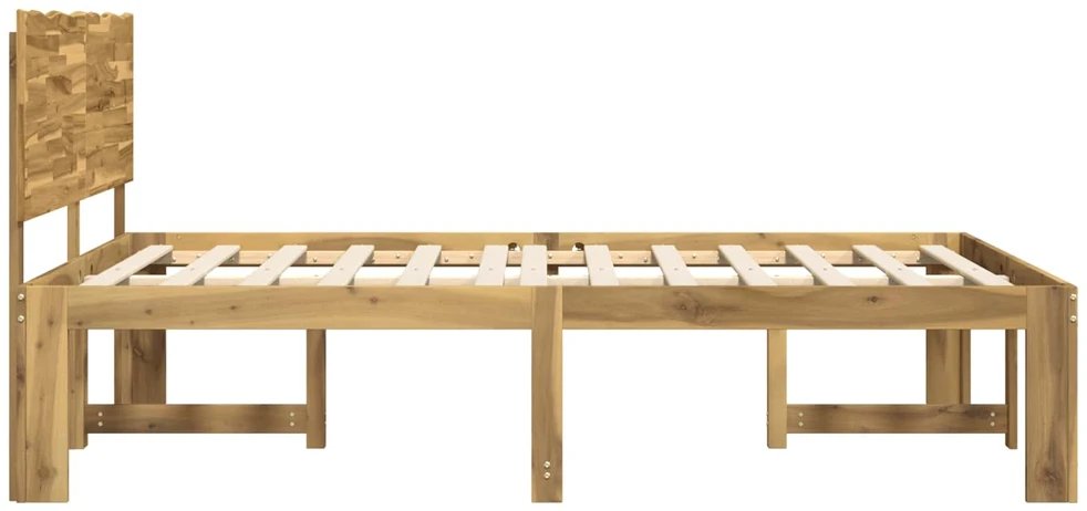 Lova Dviejų lovų rėmas su galvūgaliu ROSTOCK Balta 120 x 190 cm