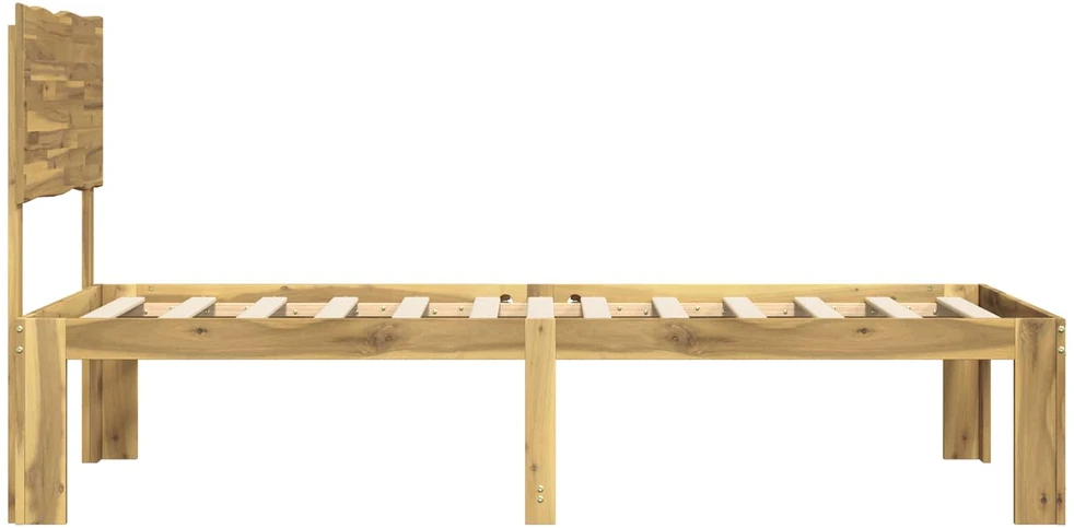 Lova Dviejų lovų rėmas su galvūgaliu ROSTOCK Balta 180 x 200 cm