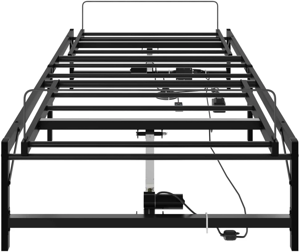 Lova Elektrinis reguliuojamas lovos rėmas Juoda 80 x 200 cm Plienas