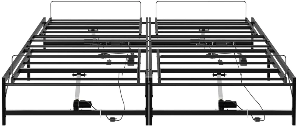 Lova Elektrinis reguliuojamas lovos rėmas Juoda 90 x 213 cm Plienas