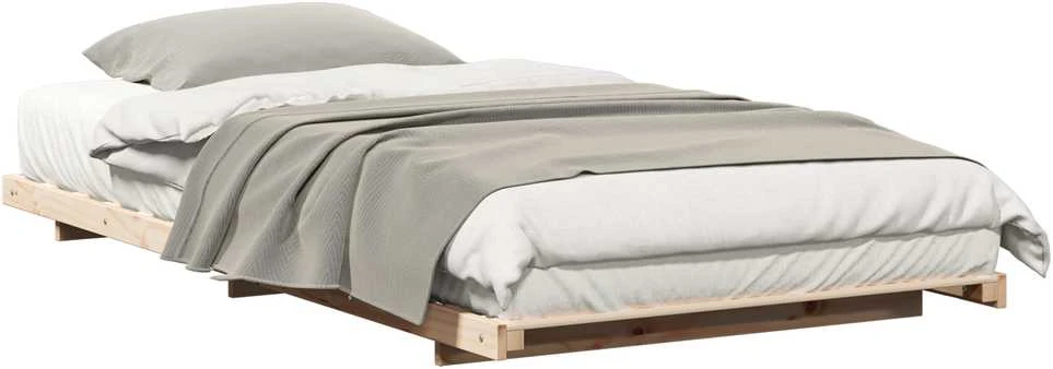 Lova Lovos rėmas Ruda 90 x 220 cm Kietos pušies mediena