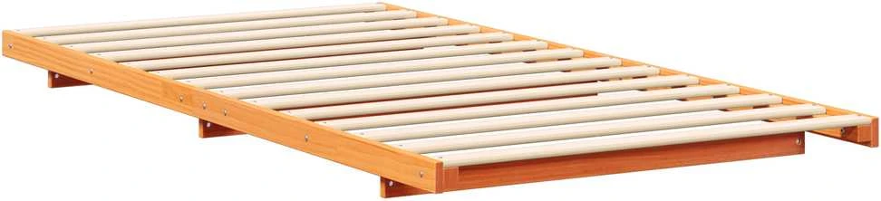 Lova Lovos rėmas Vaško ruda 90 x 200 cm Kietos pušies mediena