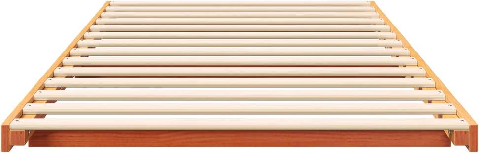 Lova Lovos rėmas Vaško ruda 90 x 200 cm Kietos pušies mediena