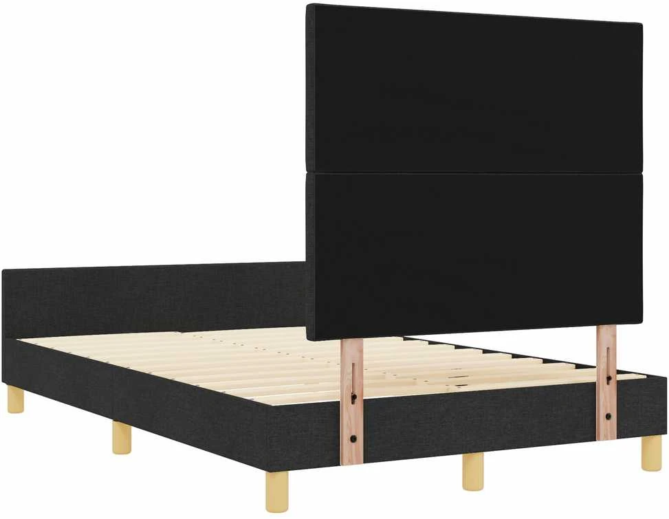 Lova Lovos rėmas su galvūgalio Juoda 120 x 190 cm audinys