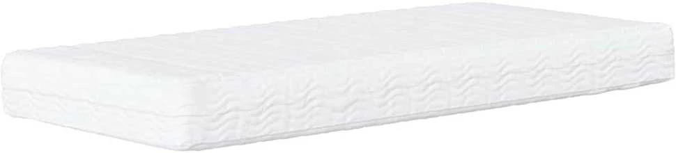 Lova Kampinė lovos konstrukcija su čiužiniu 2 vnt. Juoda Aksomas