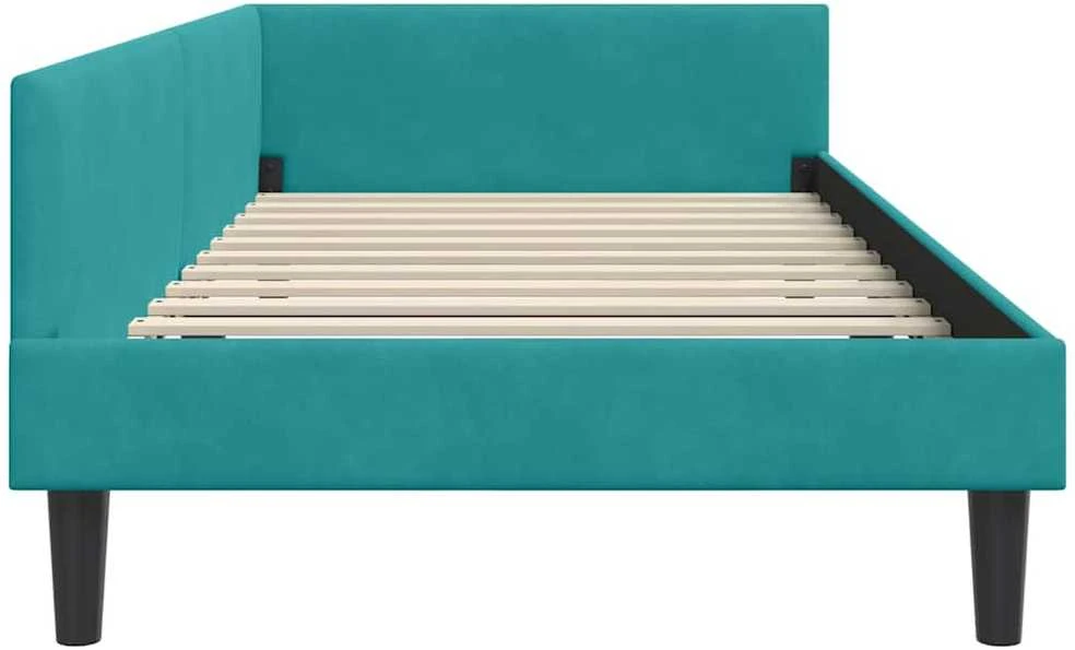 Lova Kampinė lovos konstrukcija Turkio 100 cm x 200 cm Aksomas