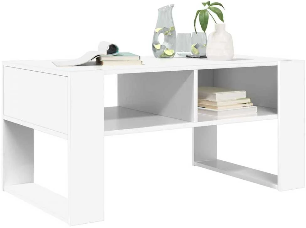 Lova Kavos staliukas Balta 92 x 53 x 45 cm Apdirbta mediena