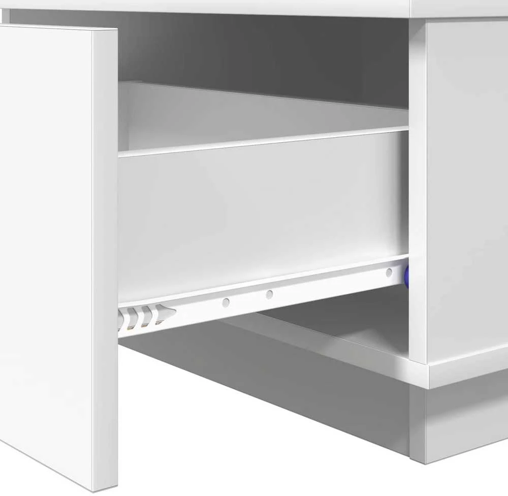 Lova Kavos staliukas Balta 95 x 55 x 31 cm Apdirbta mediena