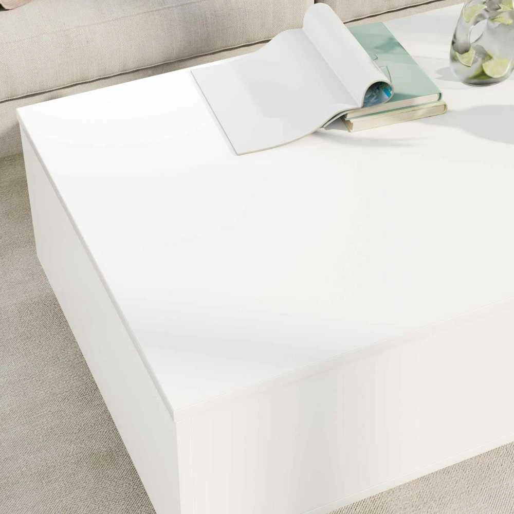 Lova Kavos staliukas Balta 95 x 55 x 31 cm Apdirbta mediena