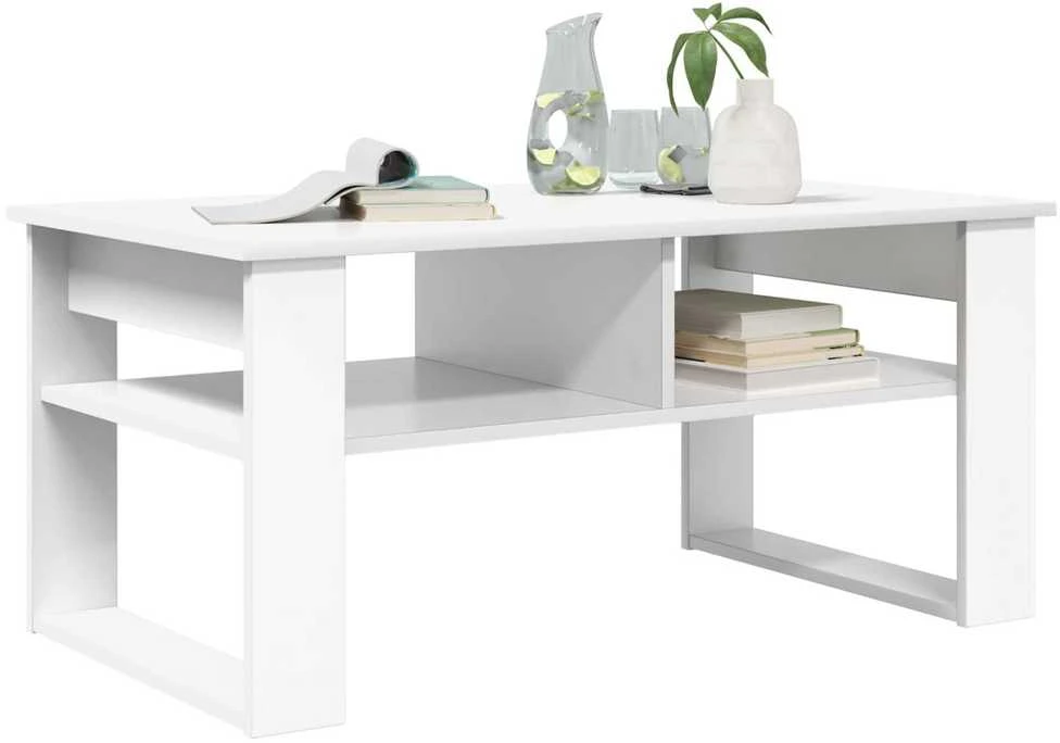 Lova Kavos staliukas Balta 96 x 54 x 44 cm Apdirbta mediena