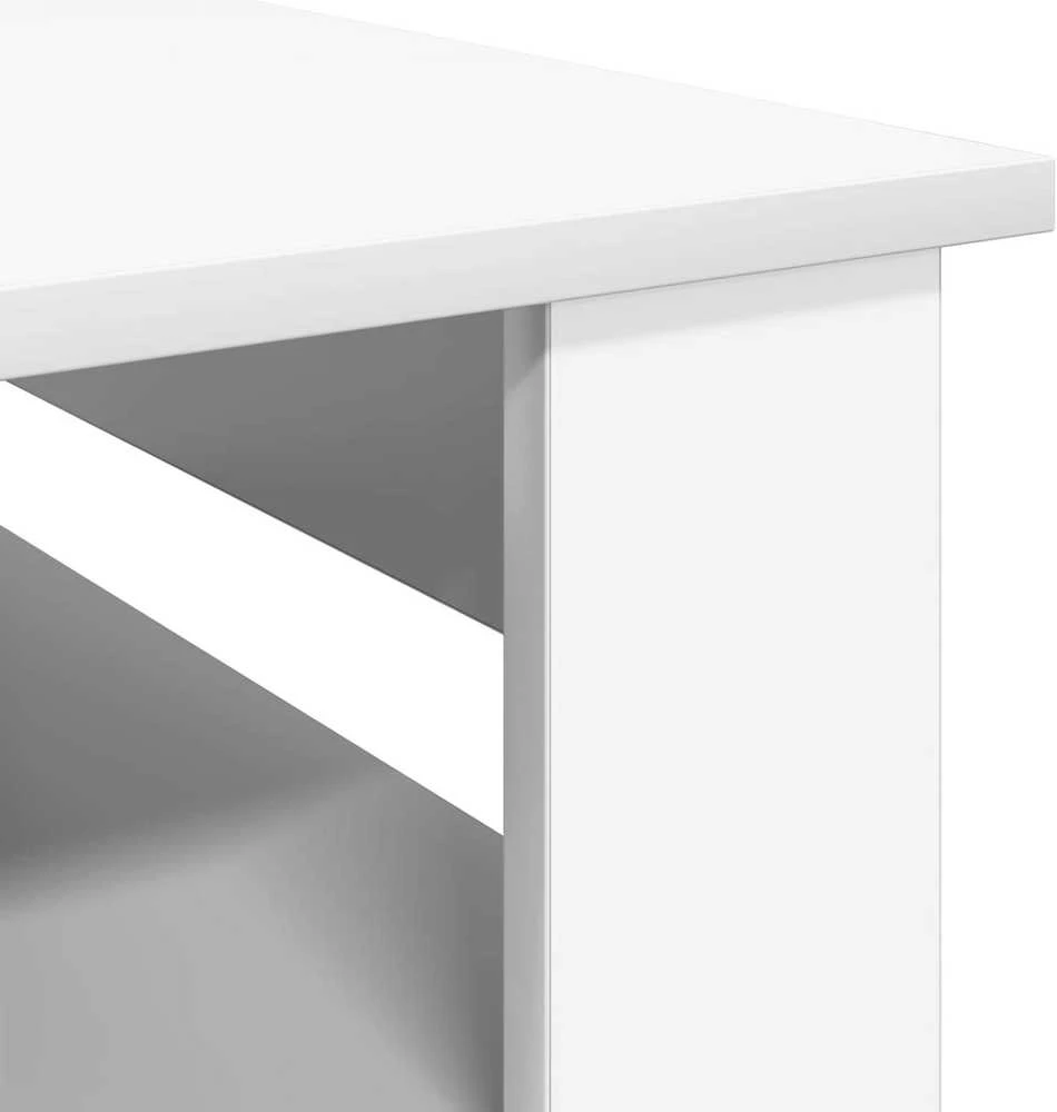Lova Kavos staliukas Balta 96 x 54 x 44 cm Apdirbta mediena