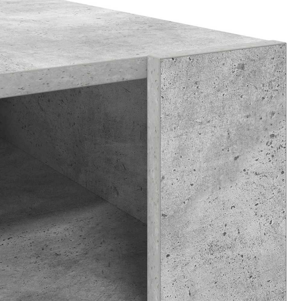 Lova Kavos staliukas Betono pilka 66 x 53 x 45 cm Apdirbta mediena