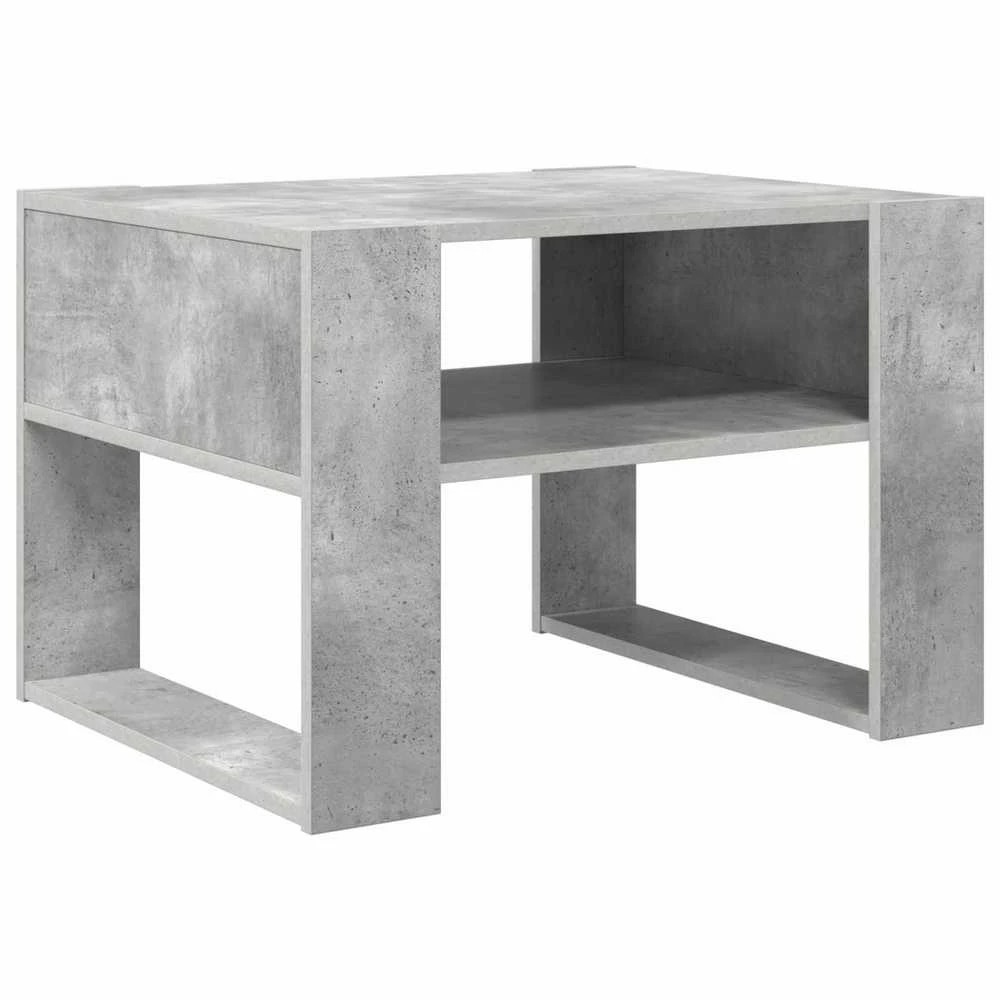 Lova Kavos staliukas Betono pilka 66 x 53 x 45 cm Apdirbta mediena