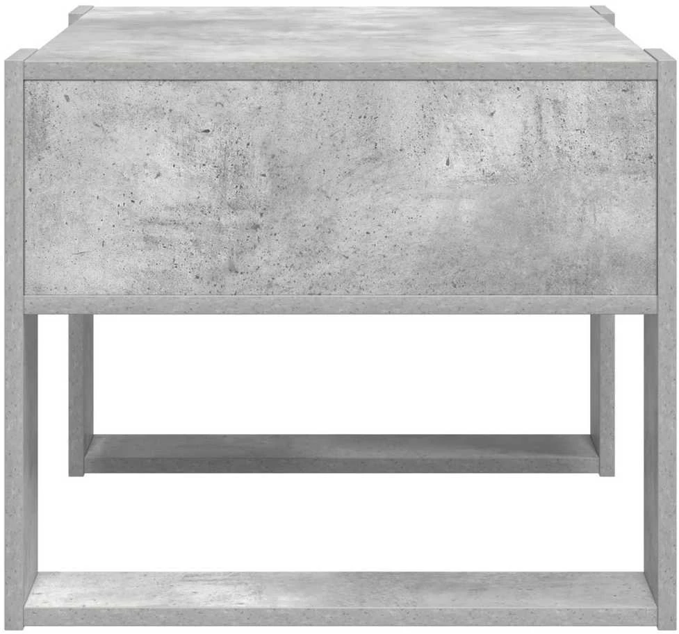 Lova Kavos staliukas Betono pilka 66 x 53 x 45 cm Apdirbta mediena