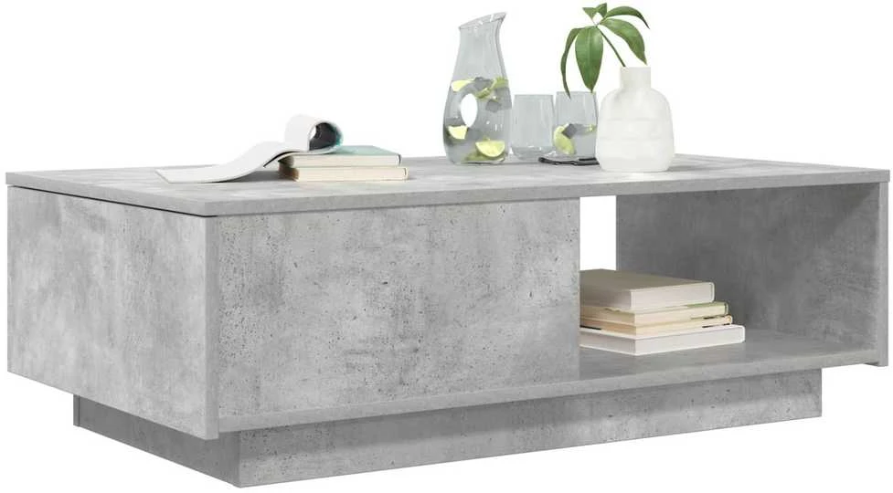 Lova Kavos staliukas Betono pilka 95 x 55 x 31 cm Apdirbta mediena