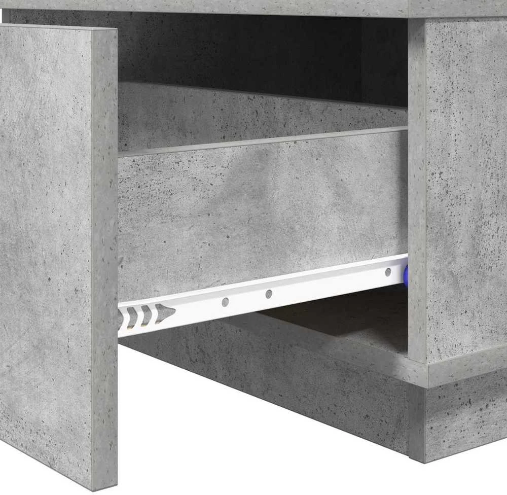 Lova Kavos staliukas Betono pilka 95 x 55 x 31 cm Apdirbta mediena