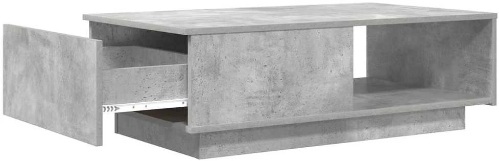 Lova Kavos staliukas Betono pilka 95 x 55 x 31 cm Apdirbta mediena