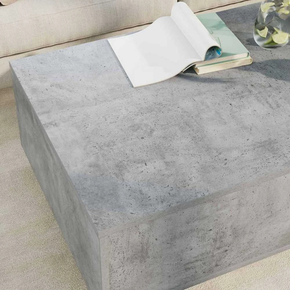 Lova Kavos staliukas Betono pilka 95 x 55 x 31 cm Apdirbta mediena