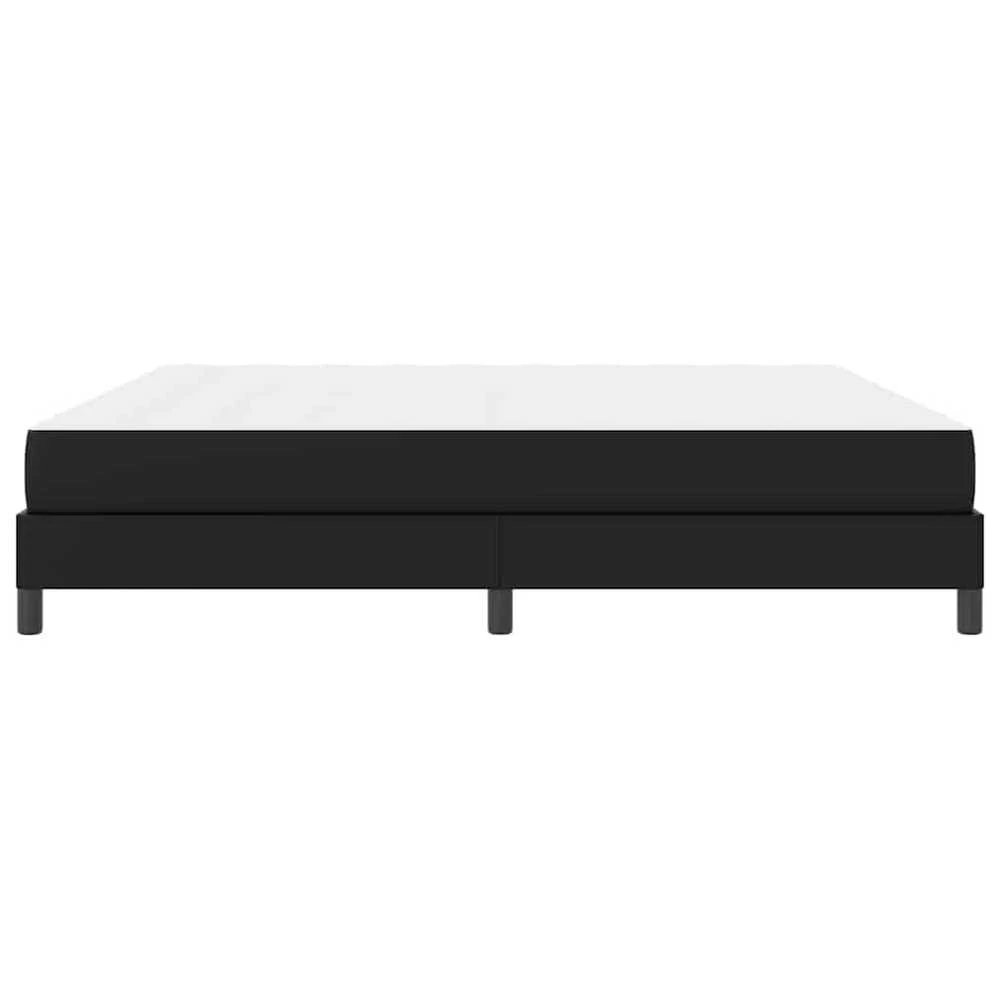 Lovos rėmas su čiužiniu Juoda 200 x 200 cm audinys