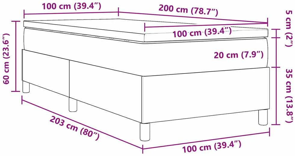 Kiemas lova Mėlyna ir balta 100 x 200 cm Kordūrinis audinys