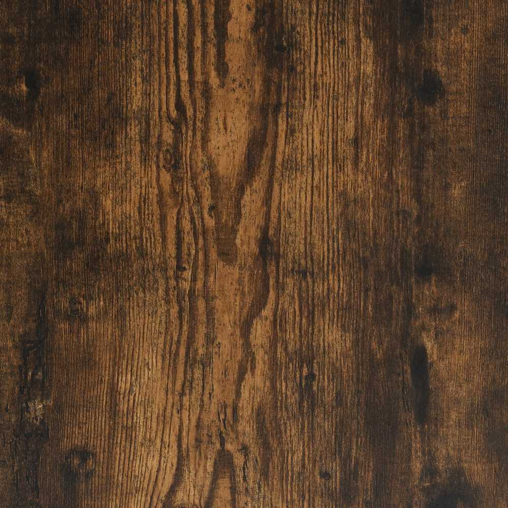 Lova Kušetė su stalčiais be čiužinio, dūminio ąžuolo, 90x190 cm