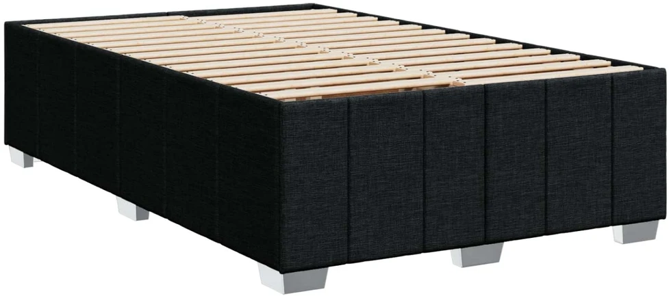 Lova LED lovos čiužinys su LED apšvietimu Juoda 120 x 200 cm Audinys