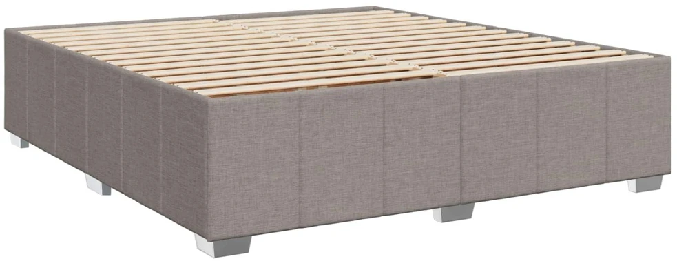 Lova LED lovos čiužinys su LED apšvietimu Taupe 200 x 200 cm Audinys