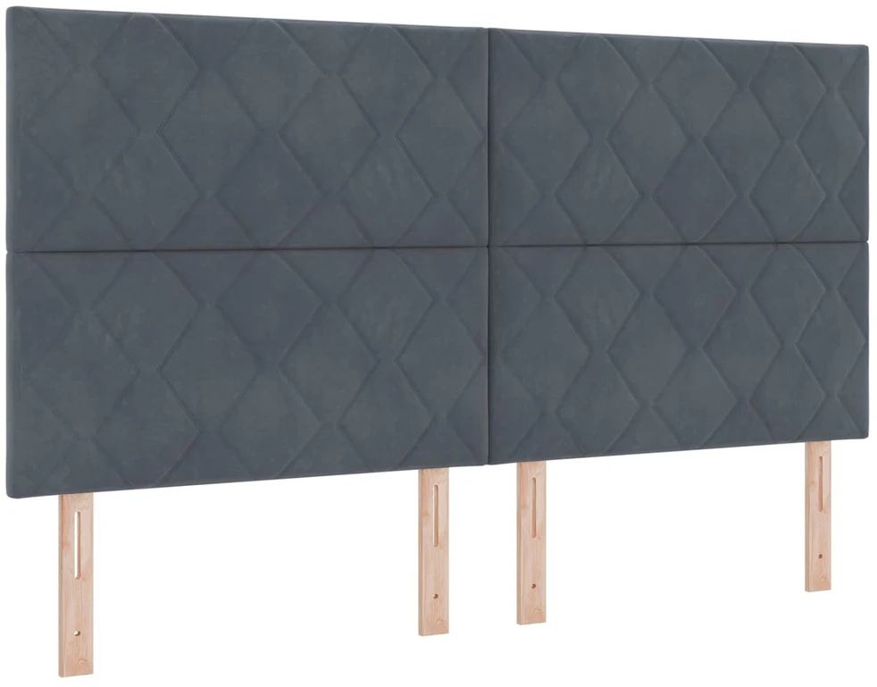Lova LED lovos čiužinys su LED apšvietimu Tamsiai pilka 180 x 200 cm