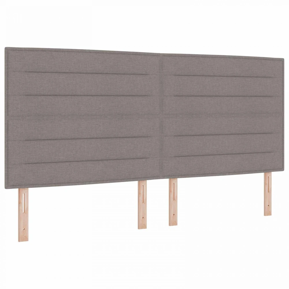Lova LED lovos čiužinys su LED apšvietimu Taupe 200 x 200 cm Audinys