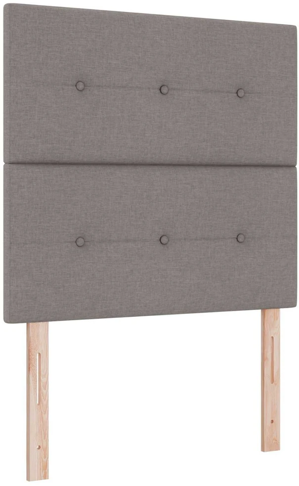 Lova LED lovos čiužinys su LED apšvietimu Taupe 120 x 190 cm Audinys