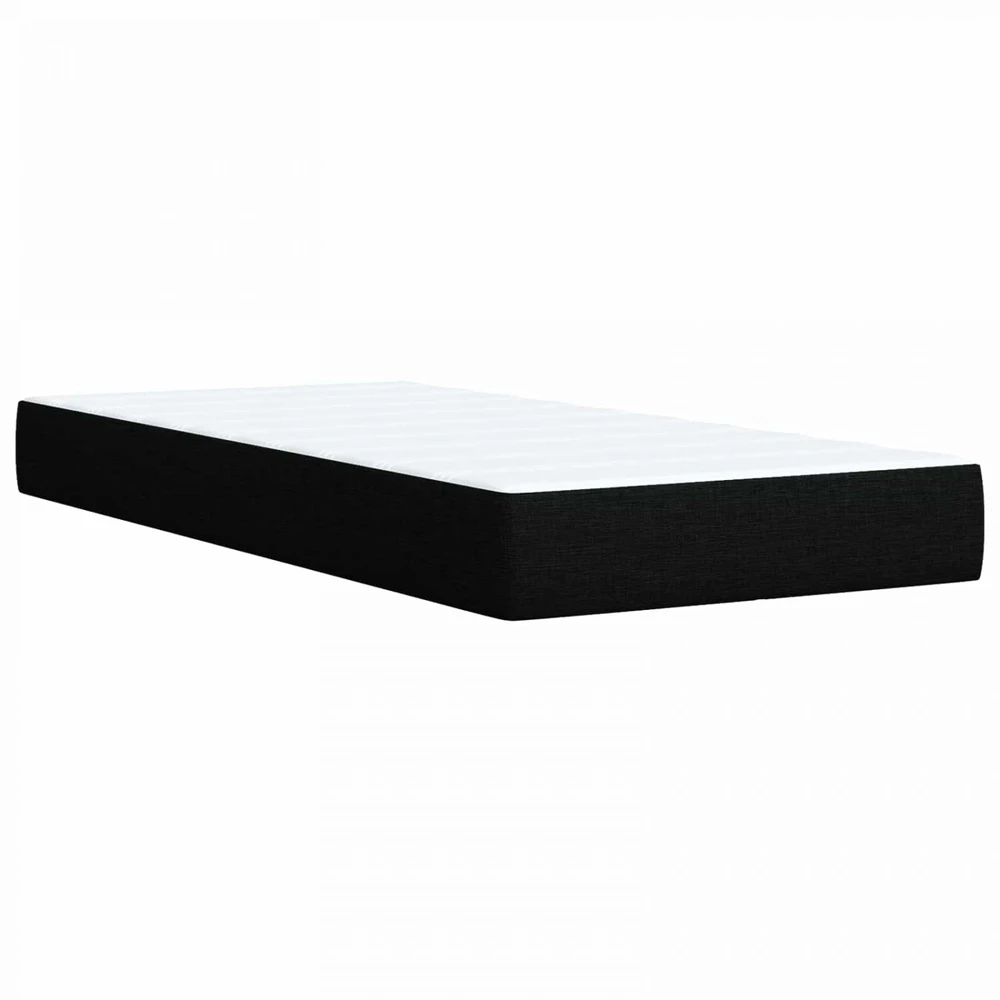 Lova LED lovos čiužinys su LED apšvietimu Juoda 90 x 190 cm Audinys