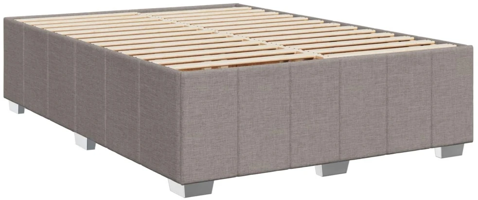 Lova LED lovos čiužinys su LED apšvietimu Taupe 160 x 200 cm Audinys