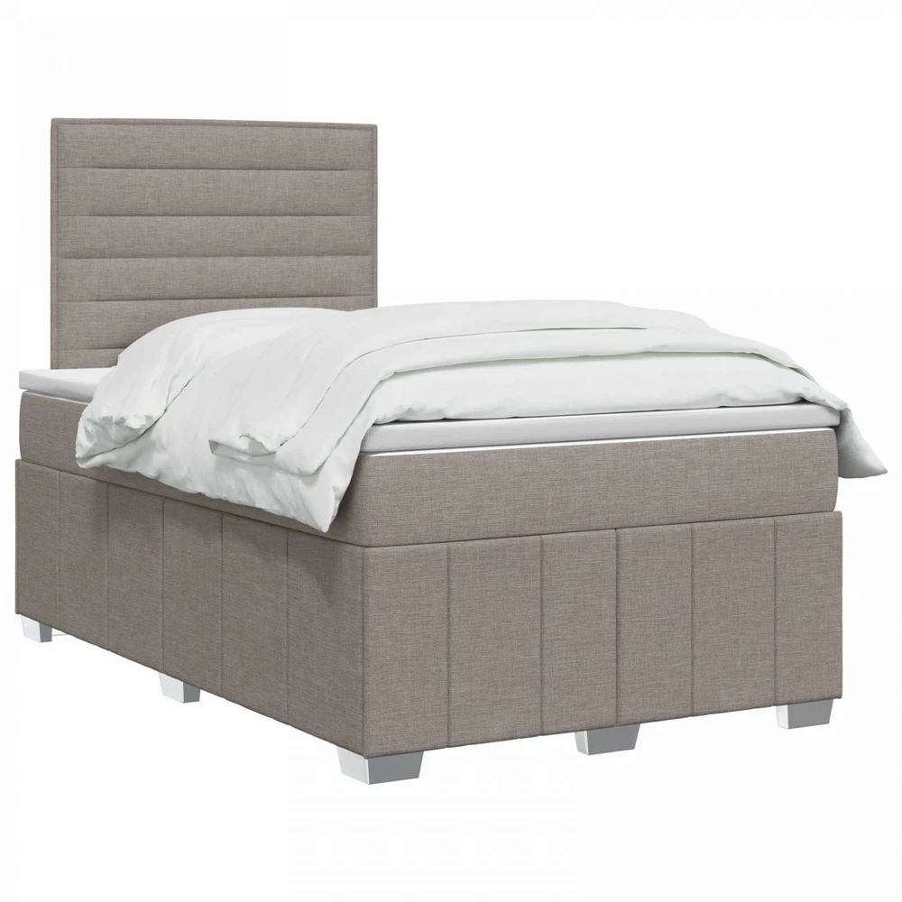 Lova LED lovos čiužinys su LED apšvietimu Taupe 120 x 190 cm Audinys