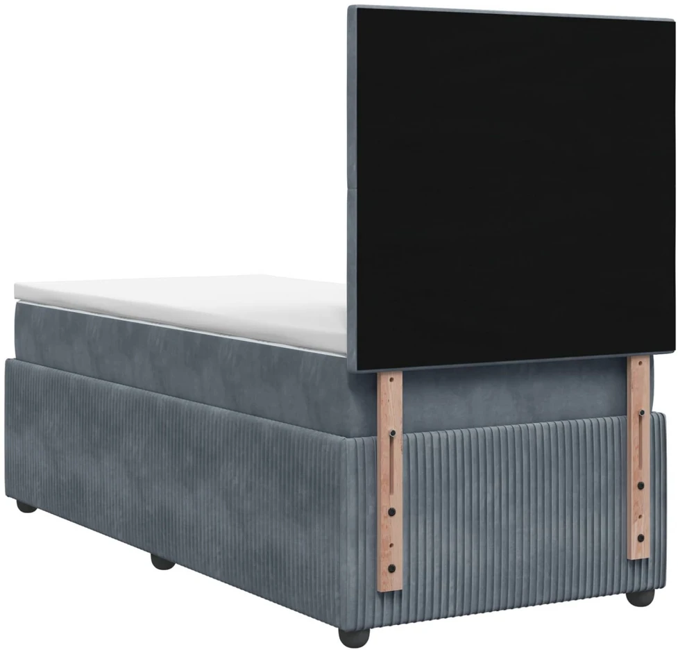 Lova LED lovos čiužinys su LED apšvietimu Tamsiai pilka 90 x 190 cm