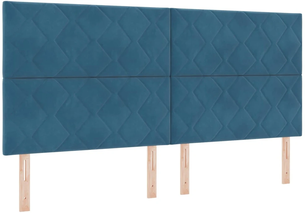 Lova LED lovos čiužinys su LED apšvietimu Mėlyna 200 x 200 cm