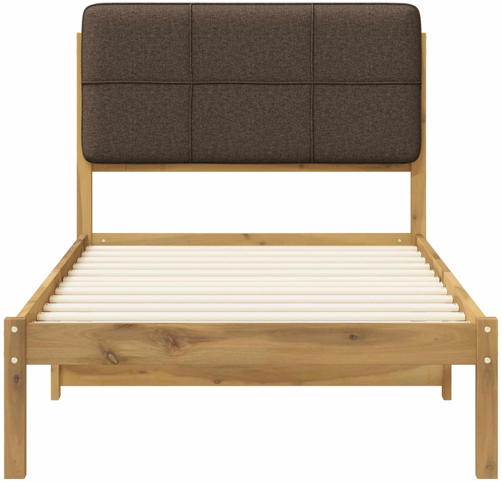 Lova Lovo rėmas su apmuštu galvūgaliu Balinta ir pilkai rusva