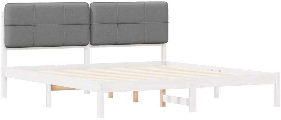 Lovo rėmas su apmuštu galvūgaliu Juoda 200 x 200 cm