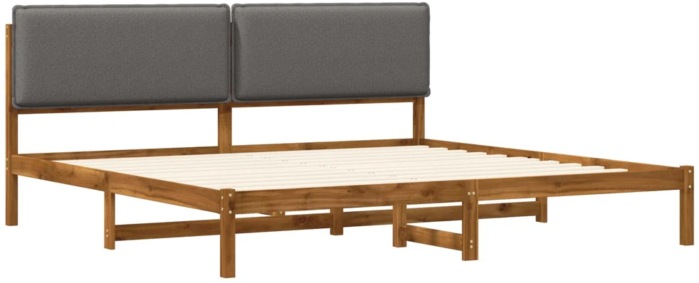 Lova Lovo rėmas su apmuštu galvūgaliu Natūrali ir šviesiai pilka