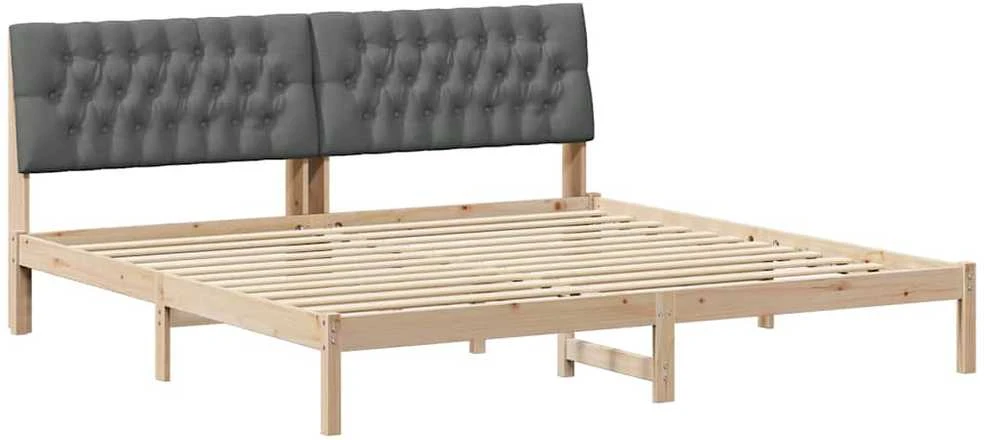 Lovo rėmas su apmuštu galvūgaliu Ruda 200 x 200 cm