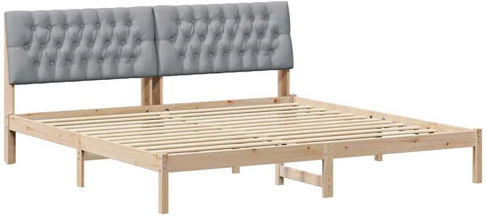 Lovo rėmas su apmuštu galvūgaliu Ruda 200 x 200 cm