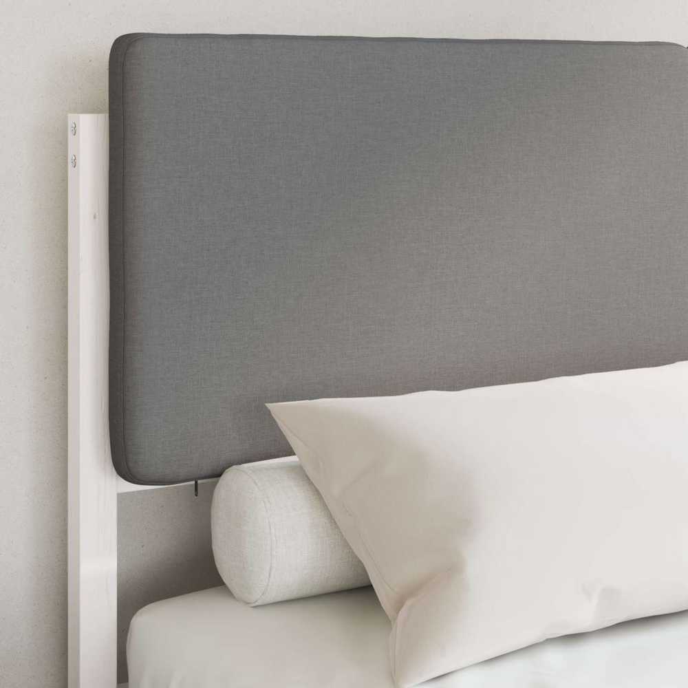 Lovo rėmas su apmuštu galvūgaliu Šviesiai pilka 180 x 200 cm