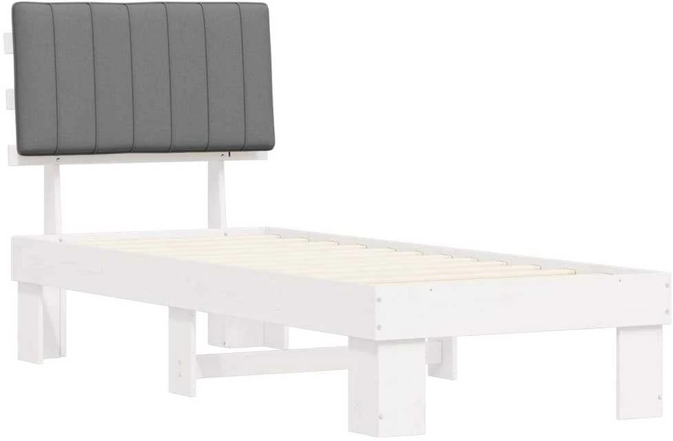 Lova Lovo rėmas su apmuštu galvūgaliu Šviesiai pilka 80 x 200 cm