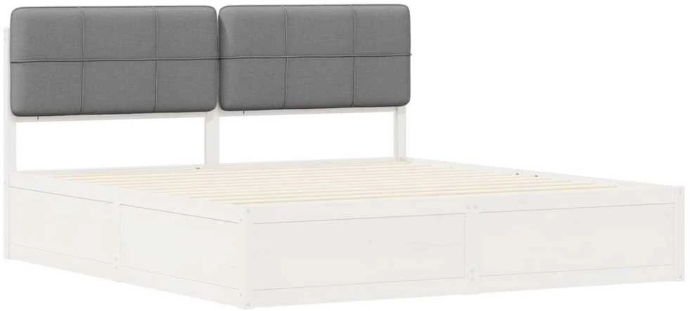 Lovo rėmas su apmuštu galvūgaliu Šviesiai pilka 180 x 200 cm