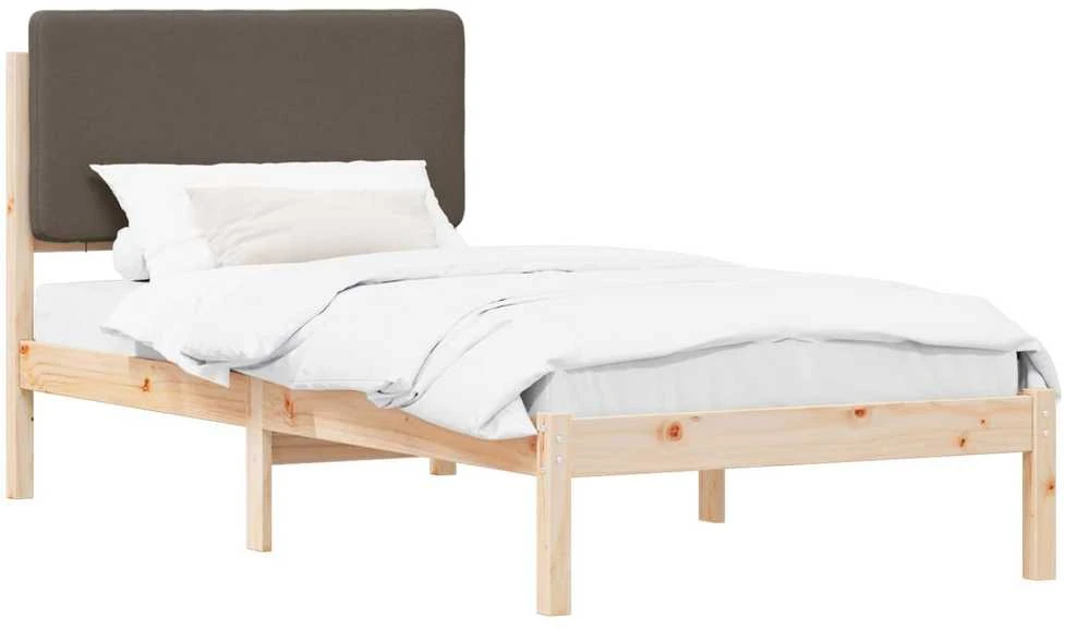 Lova Lovo rėmas su apmuštu galvūgaliu Tortora 90 x 190 cm