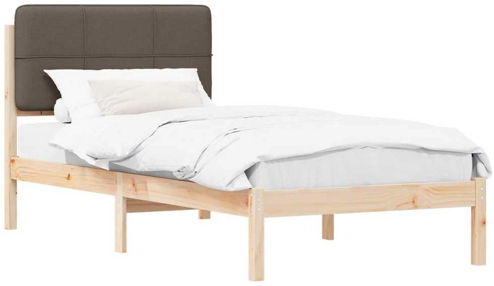 Lova Lovo rėmas su apmuštu galvūgaliu Taupe 90 x 200 cm