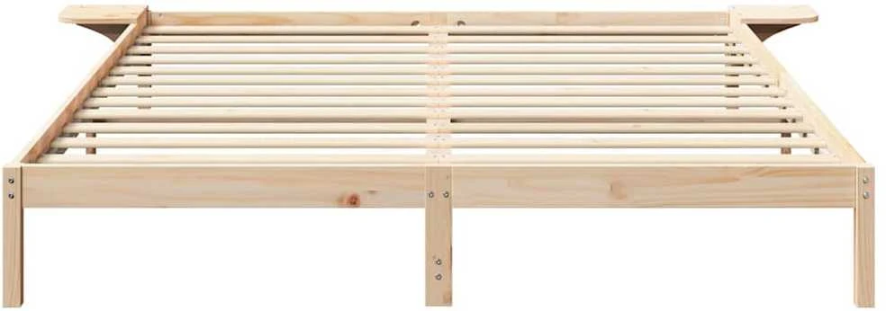 Lovos rėmas Natūrali 200 x 200 cm Kietos pušies mediena